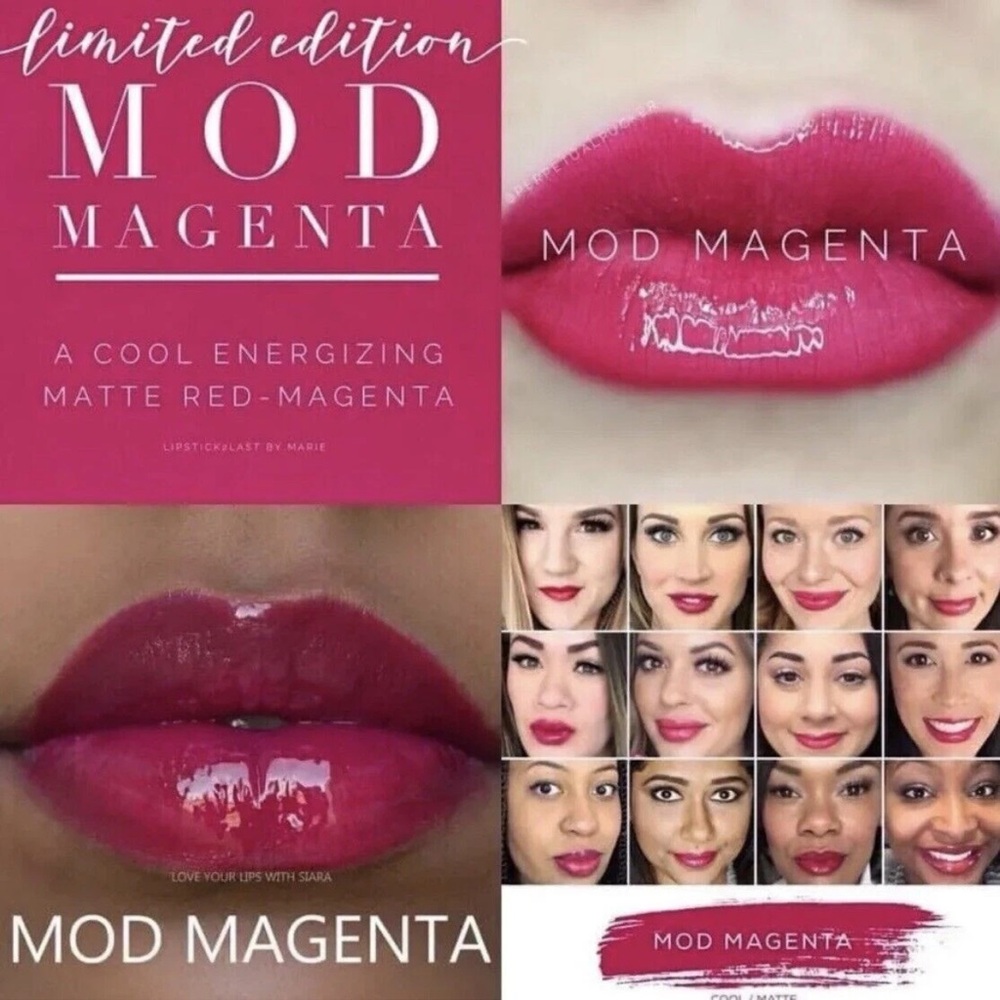 LipSense Mod Magenta Long Lasting Liquid Lip Color by SeneGence New and Sealed